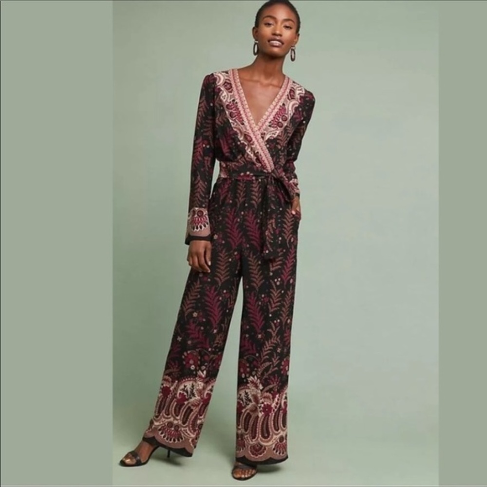 Anthropologie Breezeway printed jumpsuit XS NWT
